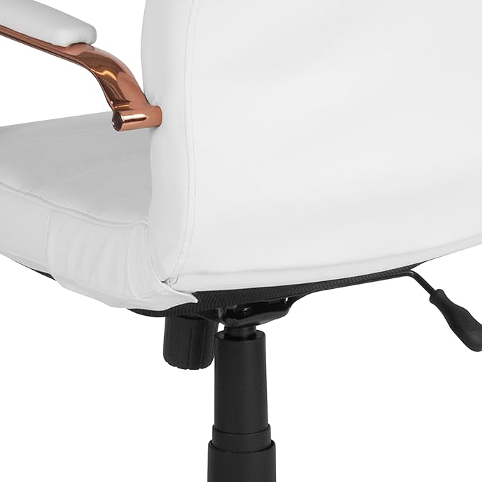 Flash Furniture Whitney Mid-Back Swivel LeatherSoft Desk Chair