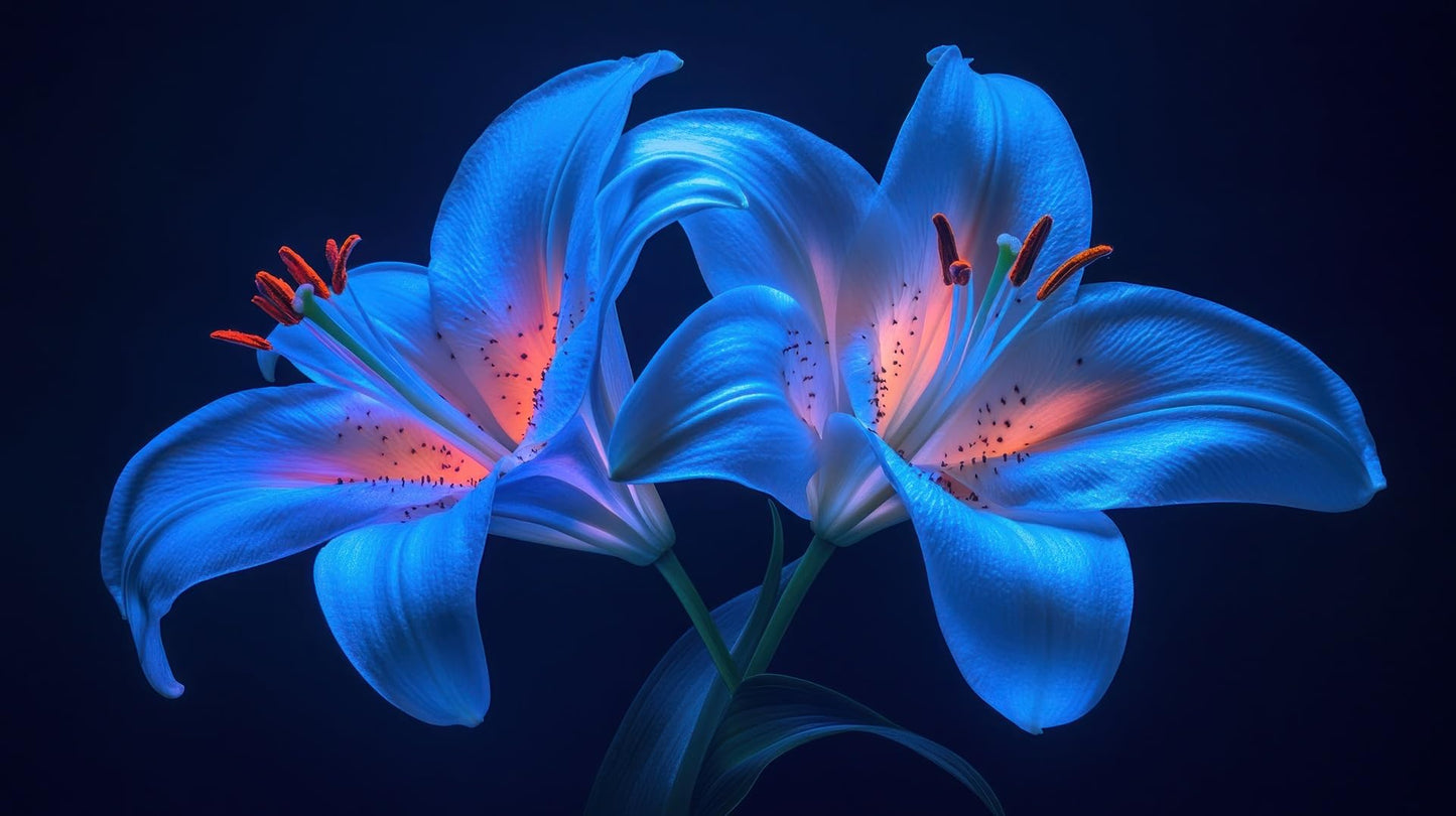 Electric Blue Spider Lily Bulb for Planting (1 Bulb) - Rare Lycoris Variety -Striking Blue Blooms -Easy Care Perennial - Surprise Bloom Flower - Unique Valentine Gift - Cheerful Lily