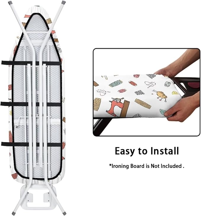 Ironing Board Covers with Cartoon Sewing Machine Print Ironing Board Covers