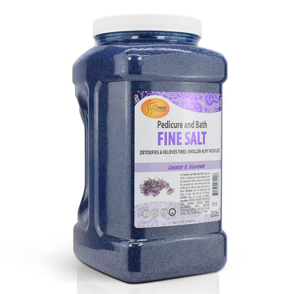 SPA REDI - Detox Foot Soak Pedicure and Bath Fine Salt, Lavender and Wildflower, 128 Oz - Made with Dead Sea Salts, Argan Oil, Coconut Oil, and Essential Oil, Hydrates, Softens and Moisturizes