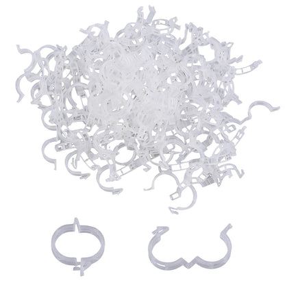 100 PCS Plant Support Clips,Reusable Garden Clips for Tomatoes, Climbing Plants, Vine Support,Plastic Plant Clips for Trellises, Indoor & Outdoor Use