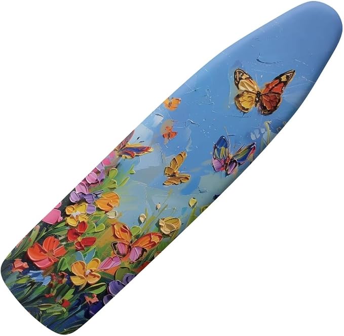 Oil Painting Floral Ironing Board Cover and Pad, Heat Reflective and Stain