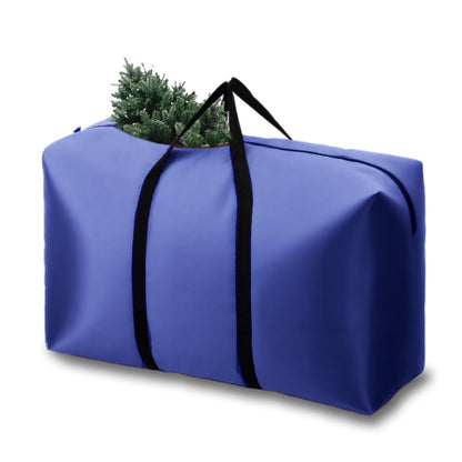 3FT/4FT/5FT Small Christmas Tree Storage Bag Heavy Duty Christmas Tree Bag for Detachable Christmas Tree 600D Oxford Waterproof Dusty-Proof with 2 Reinforced Handle,Large Zipper Opening (BLUE)