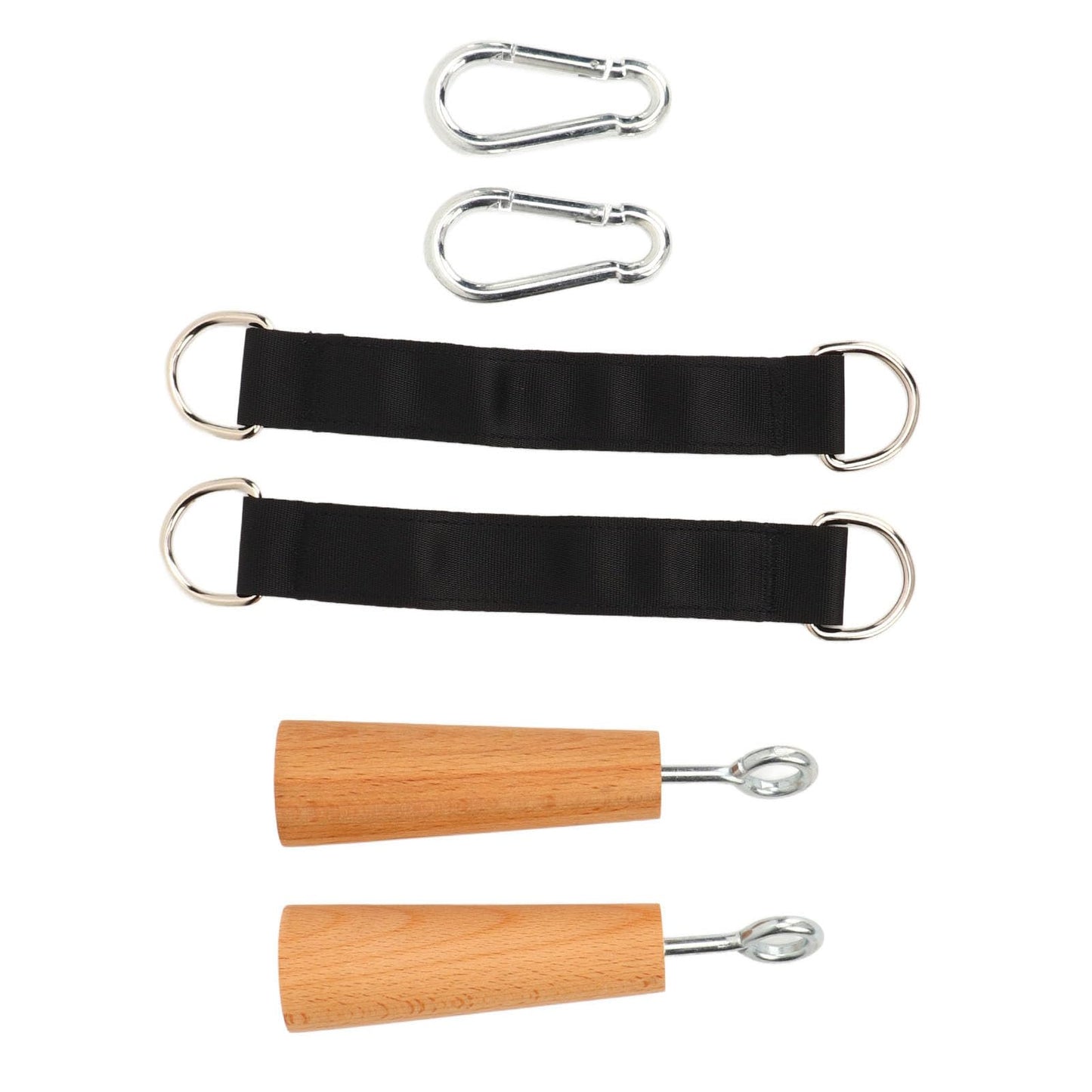 Wooden Pull-Up Grips, Durable Comfortable Upper Body Strength Trainer Home Gym Equipment for Men Women Fitness Enthusiasts Strength Training Daily Workouts