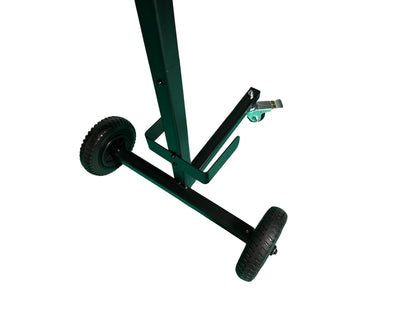 Glide Gear LSH 100 C-Stand Cart – Portable Studio Storage – Holds 6+ Stands, 8.5" Wheels, Wall-Mount Bracket, Steel Build