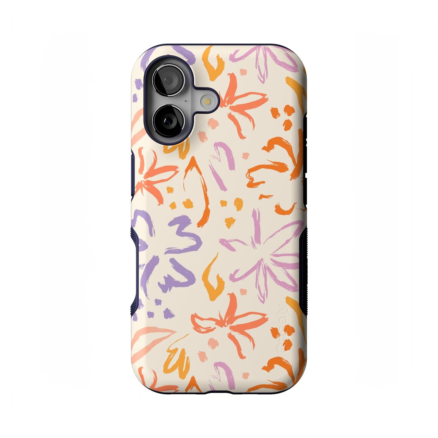 Casely iPhone 17 Case | Blue Stripes | Sunday Best | Compatible with MagSafe | Bold Protective Design