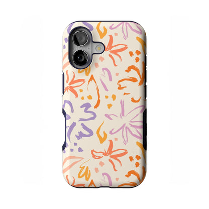 Casely iPhone 17 Case | Blue Stripes | Sunday Best | Compatible with MagSafe | Bold Protective Design