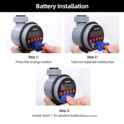 Aqualin Hose Water Tap Timer Garden Irrigation System Controller Watering Computer Waterproof