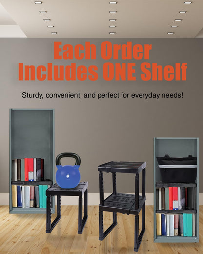 Piffny Locker Organizer Shelf, Adjustable Width and Height, Ideal for School, Office, and Gym Lockers, Pink 2 Pack