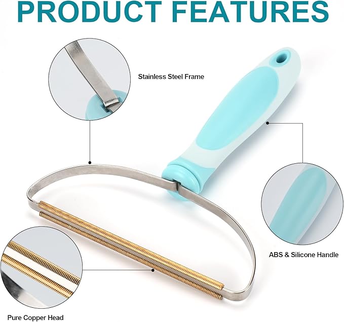 Pet Hair Removal Tool, Dog Cat Deep Cleaning Fur Removers, Lint Cleaner Pro