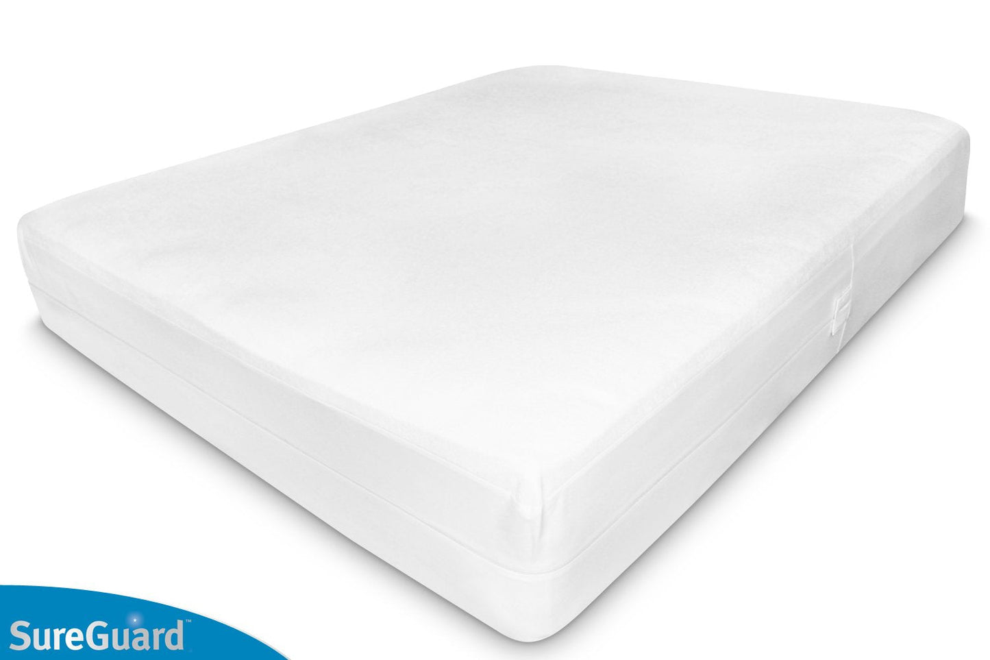 King (13-16 in. Deep) SureGuard Mattress Encasement - 100% Waterproof, Bed Bug Proof, Hypoallergenic - Premium Zippered Six-Sided Cover