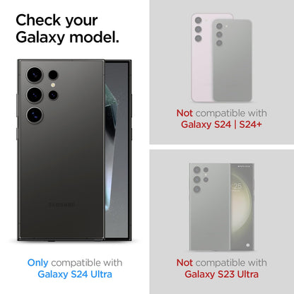 Spigen Tempered Glass Screen Protector [GlasTR EZ Fit] designed for Galaxy S25 Plus | Galaxy S24 Plus [Case Friendly] - 2 Pack