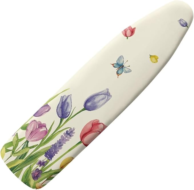 Tulip Ironing Board Cover Heat Reflective Anti-dust, Soft Fabric Cover