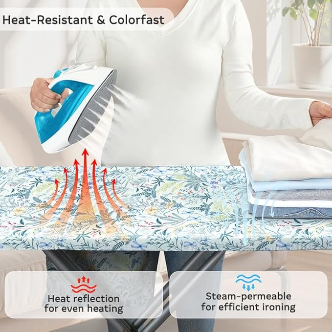 FIOBEE Ironing Board Cover and Pad Extra Thick Iron Board Pad