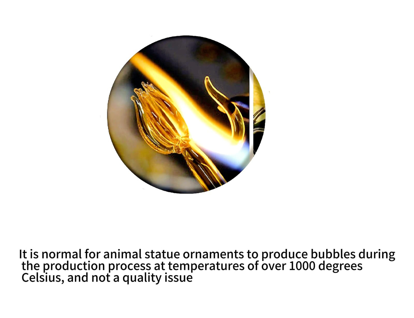 WF Hand Blown Glass Sculpture, Glass Fish Figurines Tropical Fish Sea Animal Figurine Collection Home Tabletop Decoration Ornaments - for Birthday Wedding and The Holiday Party