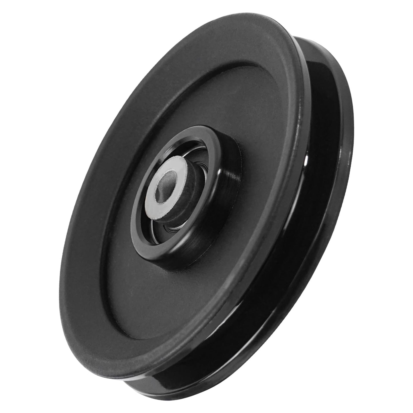 Luwint 115mm/4.5” Bearing Pulley Wheel, 1 Pcs Pulley Replacement Home Gym System Equipment Parts Cable Machine