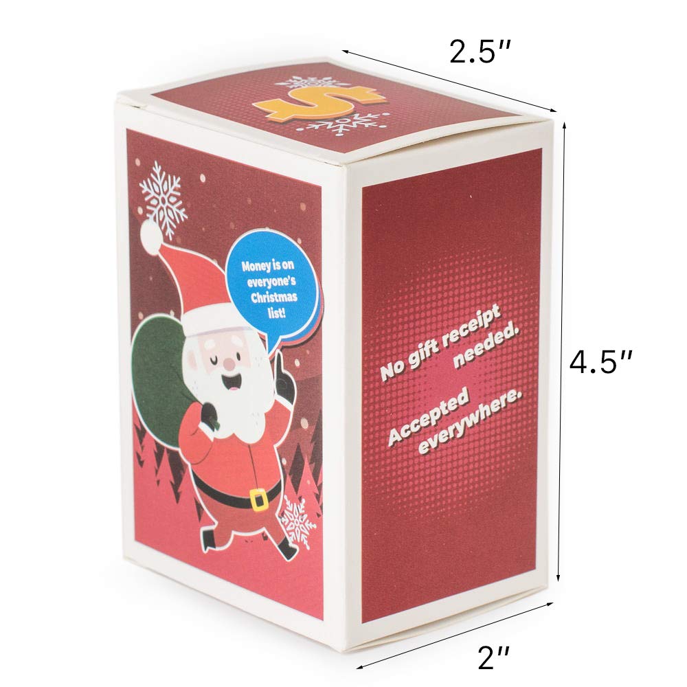 Christmas Cash Gift Boxes for Gifting Money