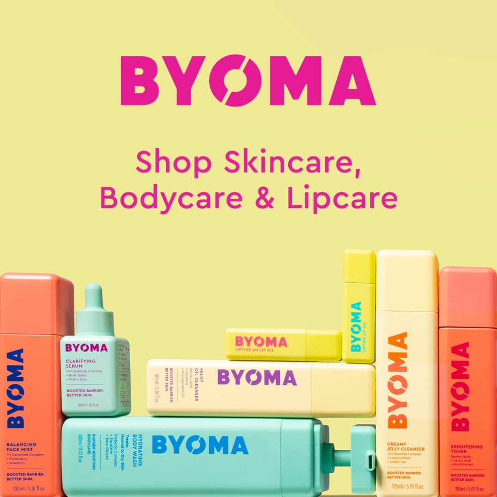 BYOMA So Hydrated Set - Barrier Repair Skincare Set (30ml, 15ml, 15ml) Creamy Jelly Cleanser, Hydrating Face Serum and Ceramide Face Moisturiser for Dry Skin - Anti Wrinkle, Alcohol Free, Vegan
