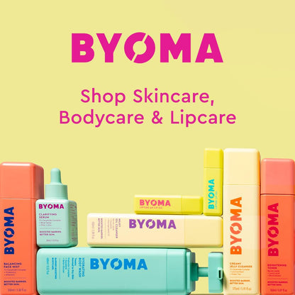BYOMA So Hydrated Set - Barrier Repair Skincare Set (30ml, 15ml, 15ml) Creamy Jelly Cleanser, Hydrating Face Serum and Ceramide Face Moisturiser for Dry Skin - Anti Wrinkle, Alcohol Free, Vegan