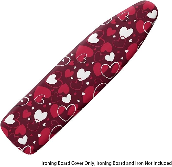 Heart Cute Ironing Board Cover Romantic Standard Size 15″x54″ Ironing Board