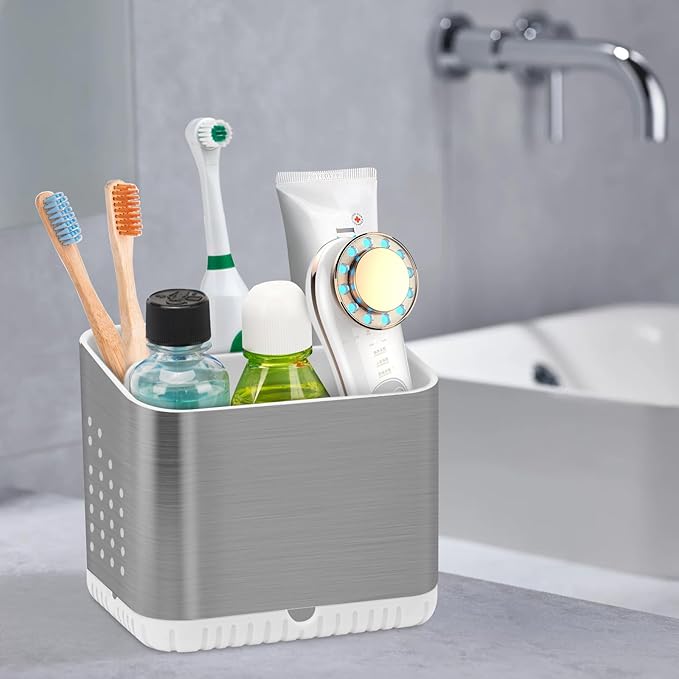 Toothbrush Holders for Bathrooms, Kids Electric Toothbrush and Toothpaste Holder