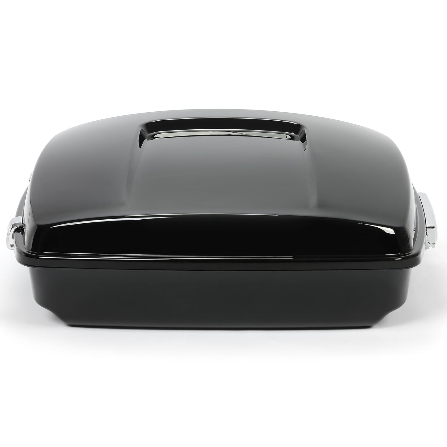 ECOTRIC 5.5" Razor Motorcycle Trunk Luggage w/Backrest Compatible with 2014-2024 Davidson Touring Models Trunk Tail Box