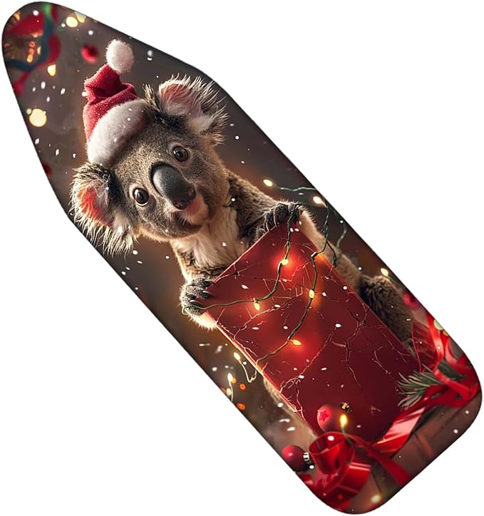 Nuxovilar Ironing Board Covers Winter Koala Pattern Polyester 15x54 Inches