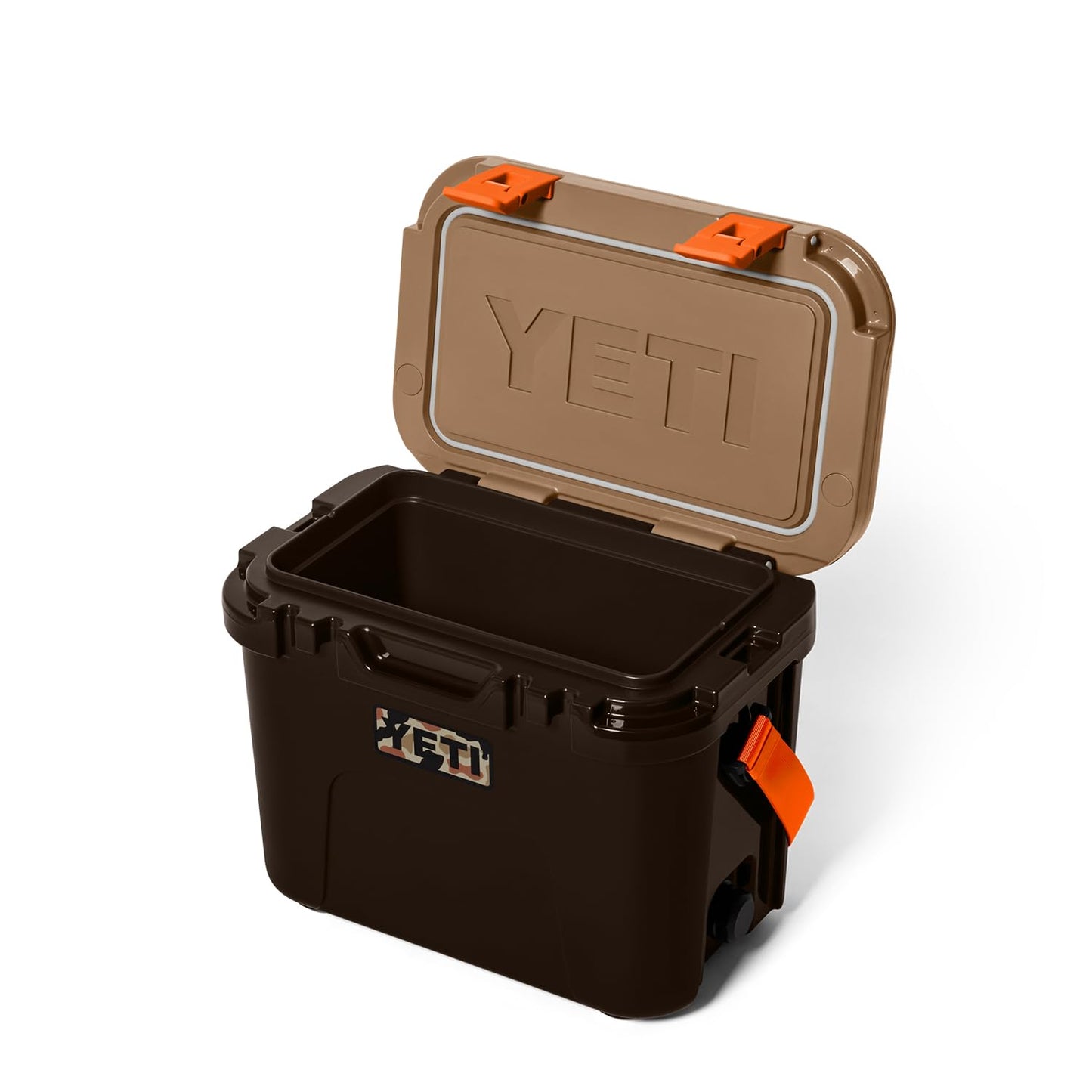 YETI Roadie 15 Hard Cooler with DoubleDuty Shoulder Strap, Wetlands Camo