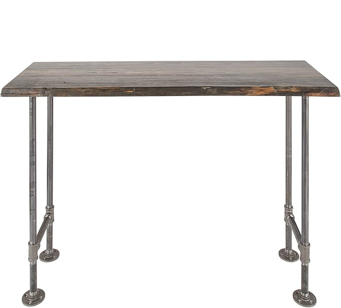 Restore by Pipe DÉCOR Live Edge Wood Console Table 48 in. x 16 in. x 34 in.