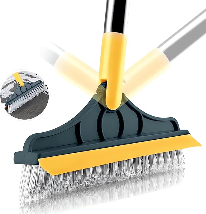 Cleaning Scrub Brush with Long Handle Heavy Duty