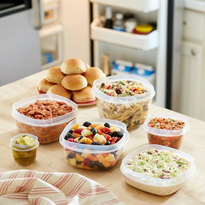 Rubbermaid Easy Find Lids Food Storage Container, 14 Cup