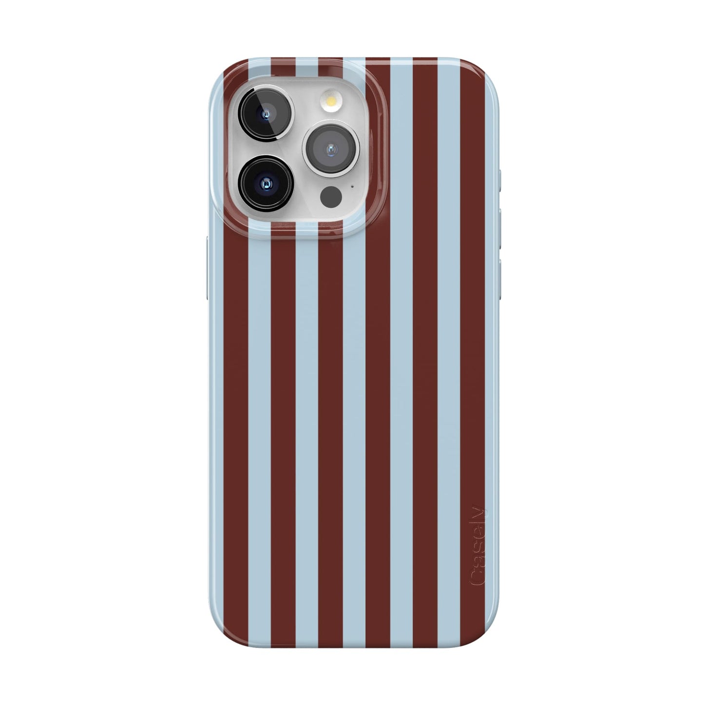 Casely iPhone 15 Pro Case | Fit Check | Neutral Checkerboard | Compatible with MagSafe | Classic Ultra Slim Design