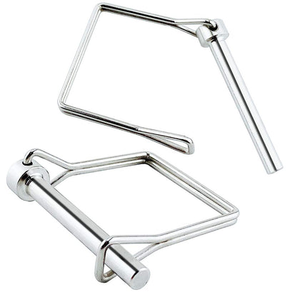 2 Pack Full 316 SS Square Pto Pin, Safety Coupler Pin 3/16" x 1.97"(4.8mm x 50mm), Full Marine Grade 316 Stainless Steel Shaft Locking Pin, Small Pins Please Check The Size First