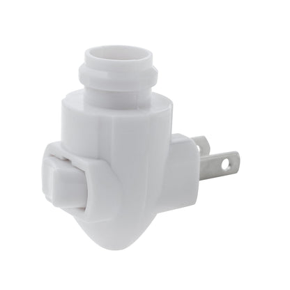Creative Hobbies Plug in Night Light Module Includes 4 Bulbs and 4 Metal Clips, Great for Making Your Own Decorative Night Lights, Pack of 4 (White)