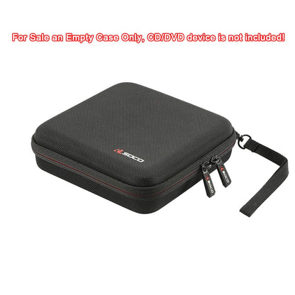 RLSOCO External CD DVD Burner Writer Player Carrying Case for Verbatim Blu-Ray DVD-Drive 43888/43890/43889 External Slimline/Hitachi-LG GP60/BP55/ASUS/HP/Apple SuperDrive External DVD Drive(Case Only)