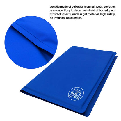 Bravpet Pet Cooling Mat Pet Self cooling pad mat beds mats Comfort for Cats and Dogs (Medium)