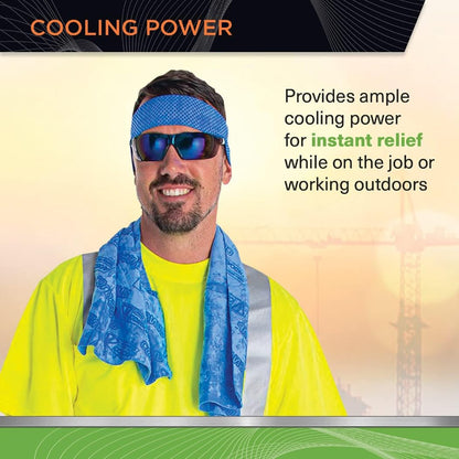 Cordova Consumer Products CT100 Coldsnap Cooling Towl - Blue - Super Absorbent and Evaporative PVA Material 33.5" L x 13" H