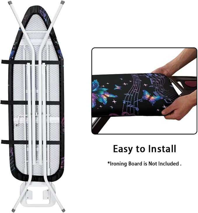 Waterproof Ironing Board Cover Buttefly Print Iron Board Cover