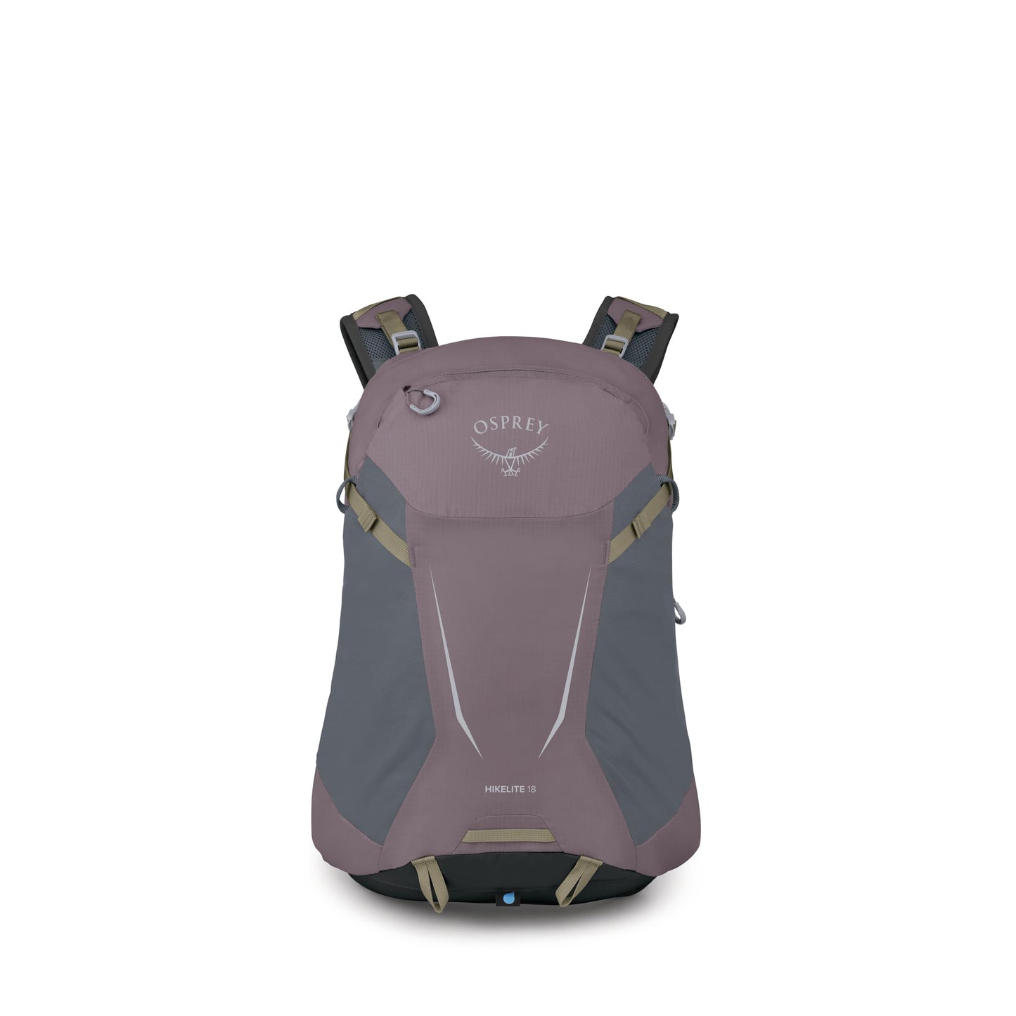 Osprey Hikelite 18L Durable Hiking Backpack - Travel Daypack with Rain Cover for Men and Women, Graphite Purple