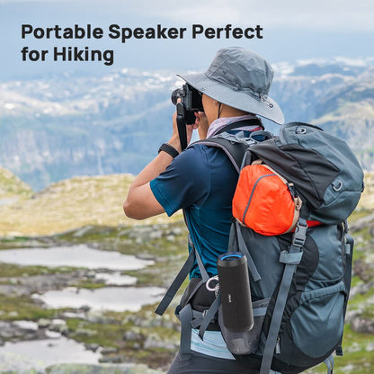 RIENOK Bluetooth Speaker Portable Wireless, 30W Enhanced Bass, IPX7 Waterproof, Bluetooth 5.3, Outdoor Speaker for Travel and Sport