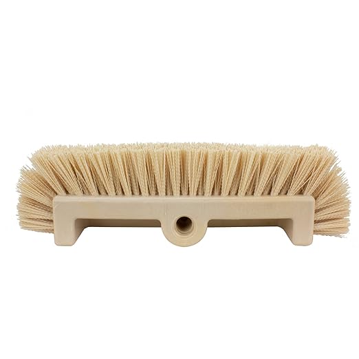 SPARTA Multi-Level Tile Scrub Brush 12" Wide Brush Head, Heavy-Duty Tile