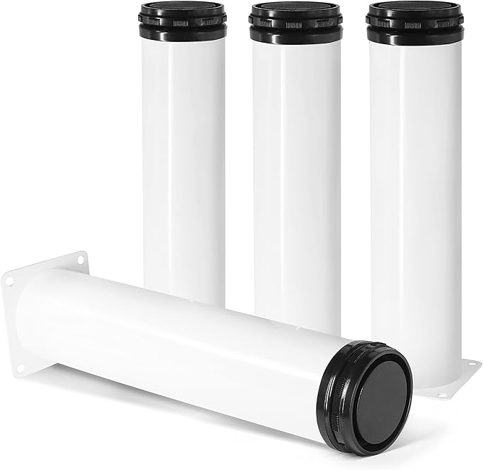 10 Inch Metal Furniture Legs Stainless Steel Adjustable Legs White Metal Legs