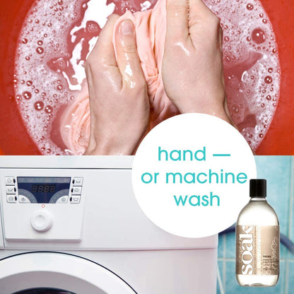 Soak Laundry Soap – No Rinse, Plant Derived Hand Wash Detergent - 375 ml / 12 fl. oz, 75+ Washes (Fig)