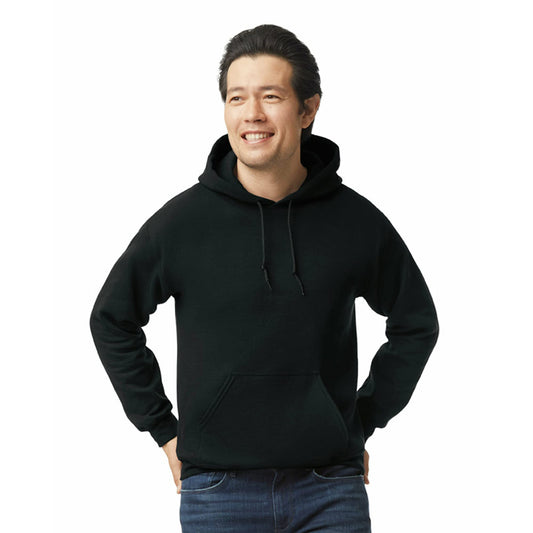 Gildan Adult Fleece Hoodie Sweatshirt, Style G18500, Multipack, Black (1-Pack), Large