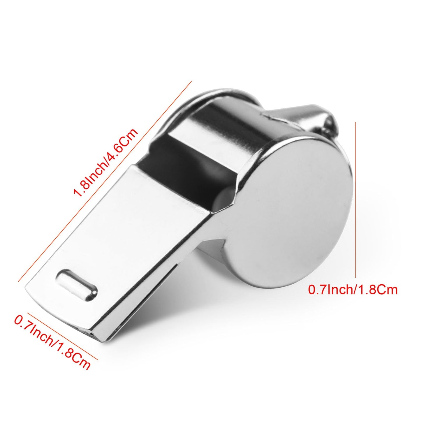 Fya Whistle, 12PCS Sports Whistle with Lanyard, Very Loud Stainless Steel Whistle, Ideal for Coaches, Referees, Personal Defense, and Recreation