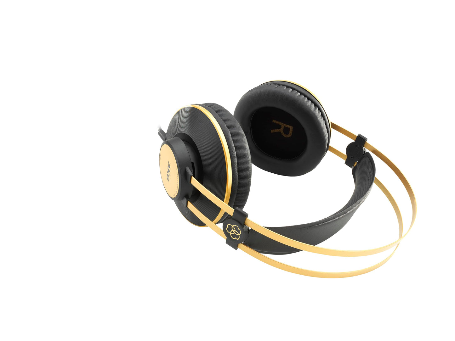 AKG Pro Audio K92 Over-Ear, Closed-Back, Critical Listening and Studio Headphones, Matte Black and Gold