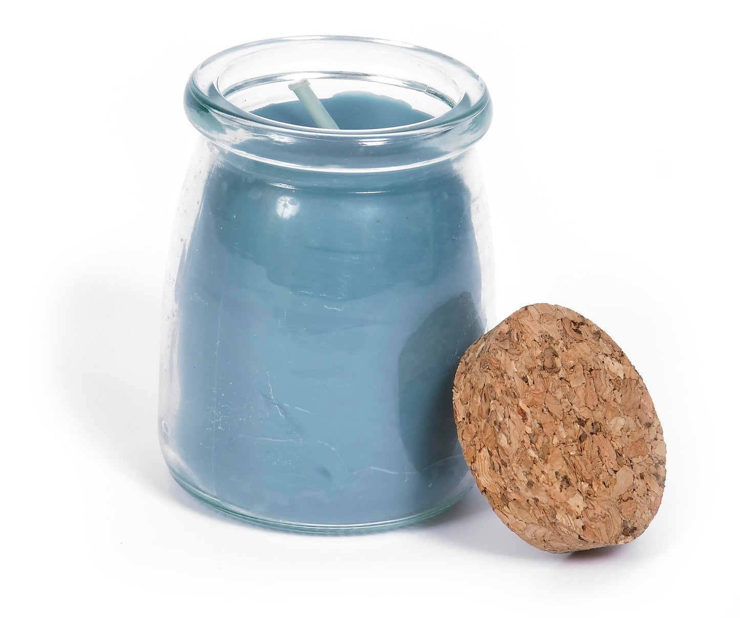 BeeTheLight Beeswax Jar Candle with Cork Lid - Rosemary Lemongrass Aromatherapy Candle - 20 Hours Burn Time - All Natural 100% Pure Beeswax Candle - Handmade Decorative Jar Candle