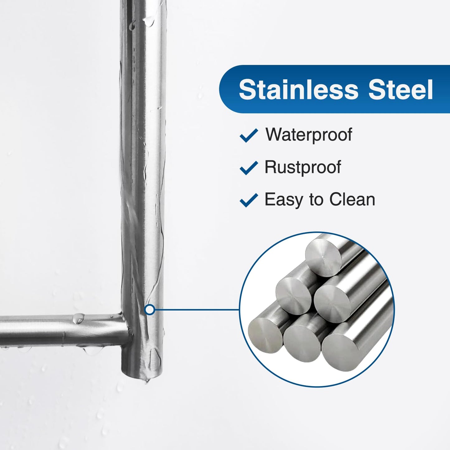 Paper Towel Holder - Self-Adhesive or Drilling, Gold, Wall Mounted, SUS304 Stainless Steel Kitchen Roll Dispenser Under Cabinet