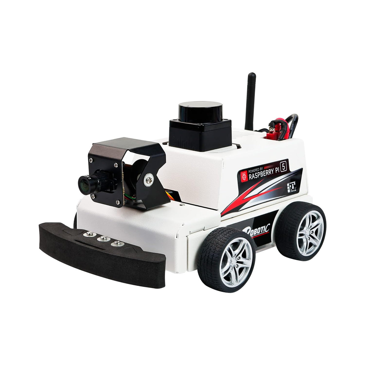 Yahboom AI Visual ROS2 Smart Robot Car Kit for Raspberry Pi 5 2DOF Carmer Autonomous Driving Lidar Stem Education Project for Teen Engineers Students (Without Raspberry Pi5)