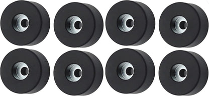 8PCS 192310GS Anti Vibration Rubber Feet with Nuts & Washers - Air Compressor Isolation Pads Compatible with Coleman Powermate 094-0026, Sanborn E106661, Replaces for Briggs & Stratton 192310GS